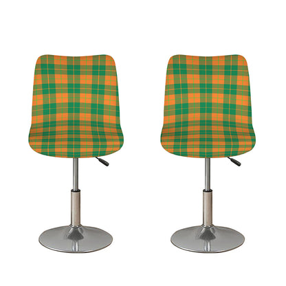 St. Patrick's Day Stewart Plaid Print Bar Stool Covers