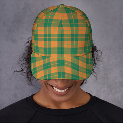 St. Patrick's Day Stewart Plaid Print Baseball Cap