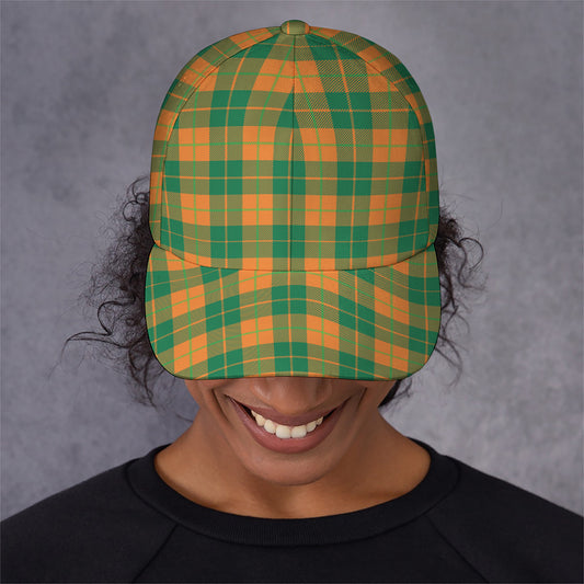 St. Patrick's Day Stewart Plaid Print Baseball Cap