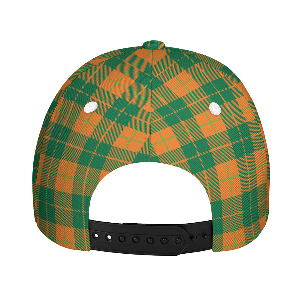 St. Patrick's Day Stewart Plaid Print Baseball Cap
