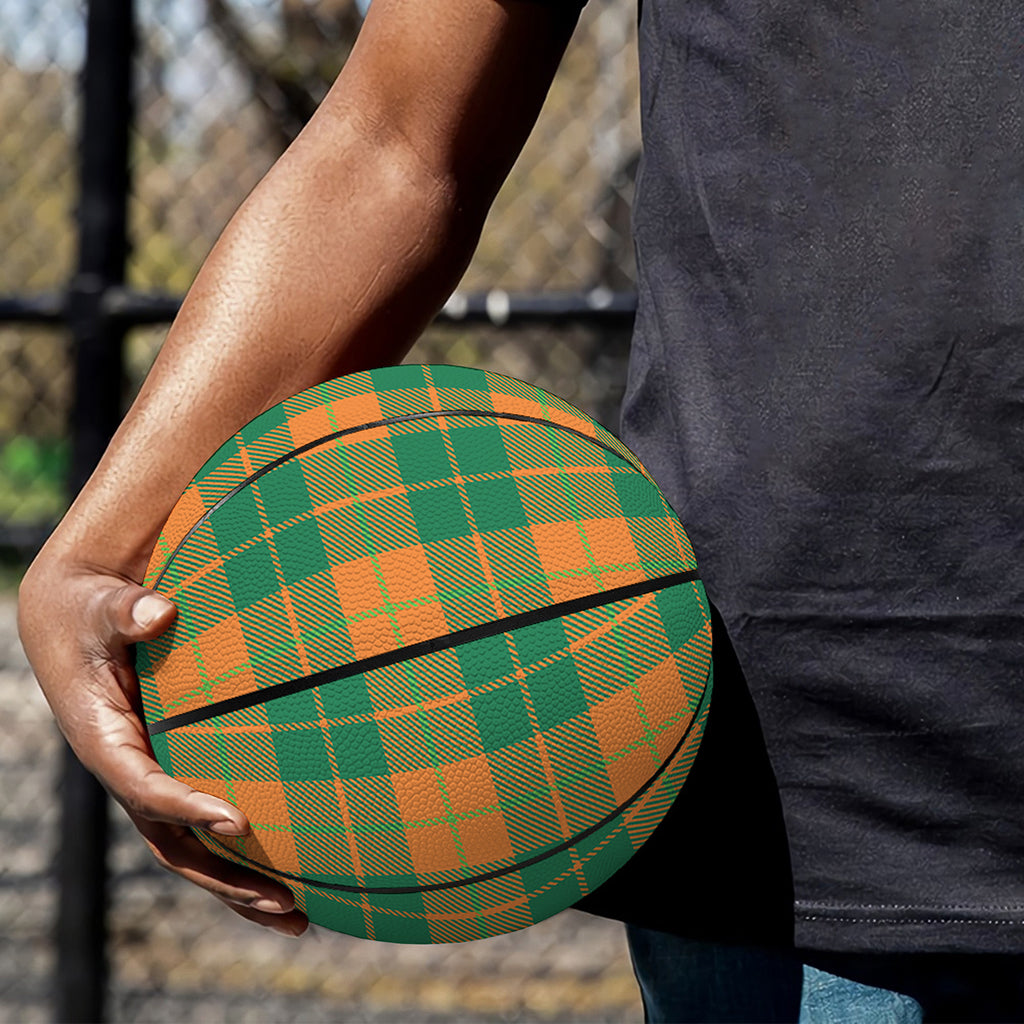 St. Patrick's Day Stewart Plaid Print Basketball