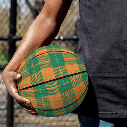 St. Patrick's Day Stewart Plaid Print Basketball