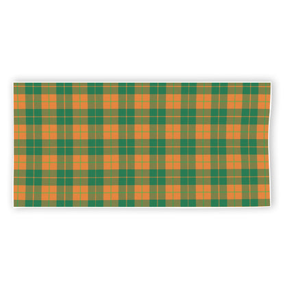 St. Patrick's Day Stewart Plaid Print Beach Towel