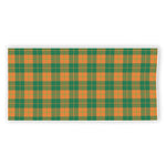 St. Patrick's Day Stewart Plaid Print Beach Towel