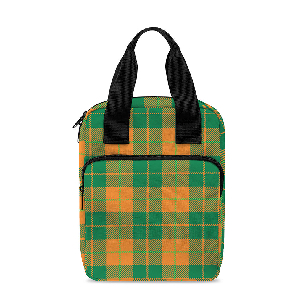 St. Patrick's Day Stewart Plaid Print Bible Tote Bag