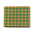 St. Patrick's Day Stewart Plaid Print Bifold Wallet