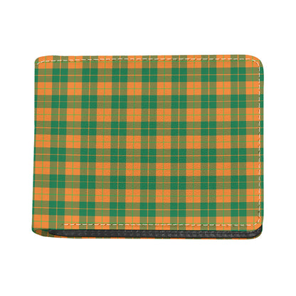 St. Patrick's Day Stewart Plaid Print Bifold Wallet