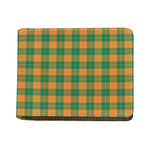 St. Patrick's Day Stewart Plaid Print Bifold Wallet
