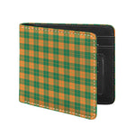 St. Patrick's Day Stewart Plaid Print Bifold Wallet