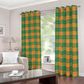 St. Patrick's Day Stewart Plaid Print Dimout Grommet Curtains
