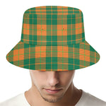 St. Patrick's Day Stewart Plaid Print Bucket Hat