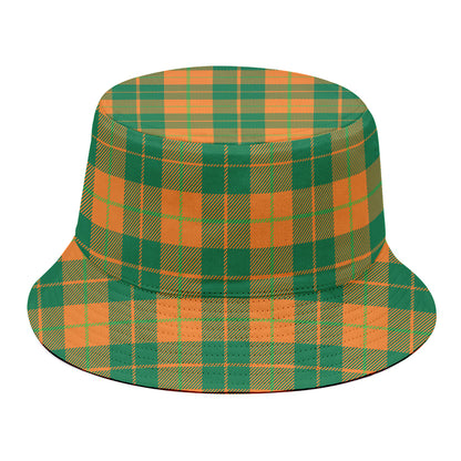 St. Patrick's Day Stewart Plaid Print Bucket Hat