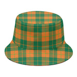 St. Patrick's Day Stewart Plaid Print Bucket Hat