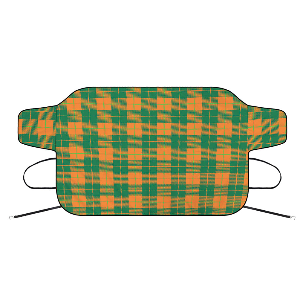 St. Patrick's Day Stewart Plaid Print Car Windshield Snow Cover