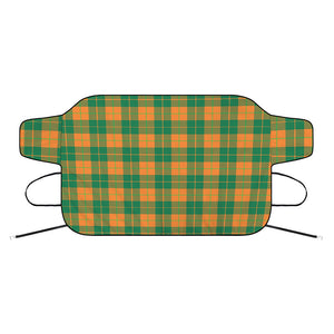 St. Patrick's Day Stewart Plaid Print Car Windshield Snow Cover