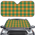 St. Patrick's Day Stewart Plaid Print Car Windshield Sun Shade