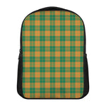 St. Patrick's Day Stewart Plaid Print Casual Backpack