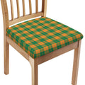 St. Patrick's Day Stewart Plaid Print Chair Cushion Cover