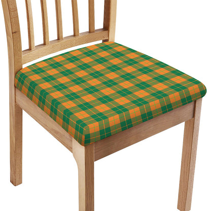St. Patrick's Day Stewart Plaid Print Chair Cushion Cover