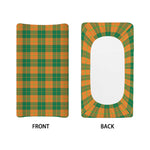 St. Patrick's Day Stewart Plaid Print Changing Pad Cover