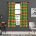 St. Patrick's Day Stewart Plaid Print Grommet Curtain Panels