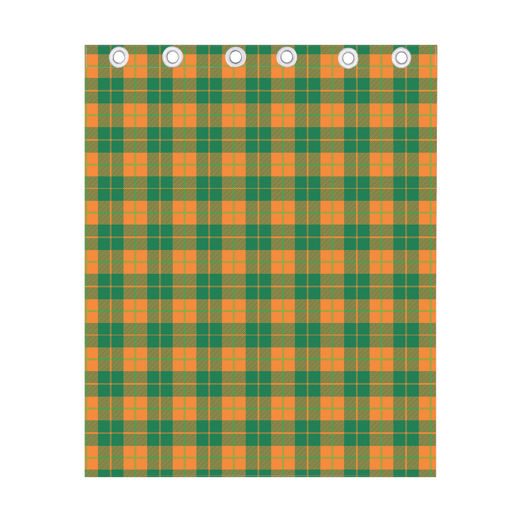 St. Patrick's Day Stewart Plaid Print Curtain