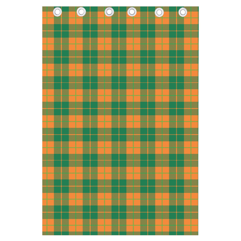 St. Patrick's Day Stewart Plaid Print Curtain