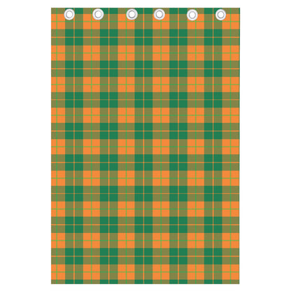 St. Patrick's Day Stewart Plaid Print Curtain