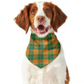St. Patrick's Day Stewart Plaid Print Dog Bandana