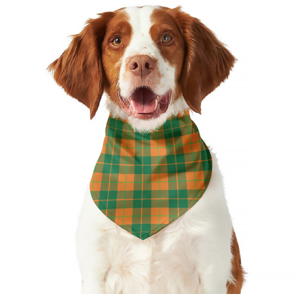 St. Patrick's Day Stewart Plaid Print Dog Bandana