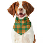St. Patrick's Day Stewart Plaid Print Dog Bandana