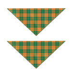 St. Patrick's Day Stewart Plaid Print Dog Bandana