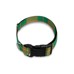St. Patrick's Day Stewart Plaid Print Dog Collar