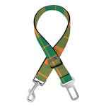 St. Patrick's Day Stewart Plaid Print Dog Seat Belt