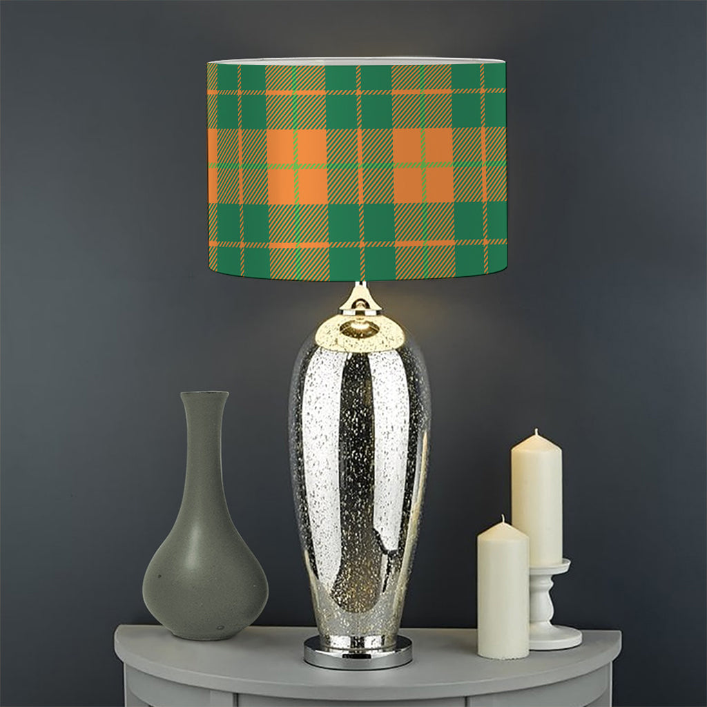 St. Patrick's Day Stewart Plaid Print Drum Lamp Shade