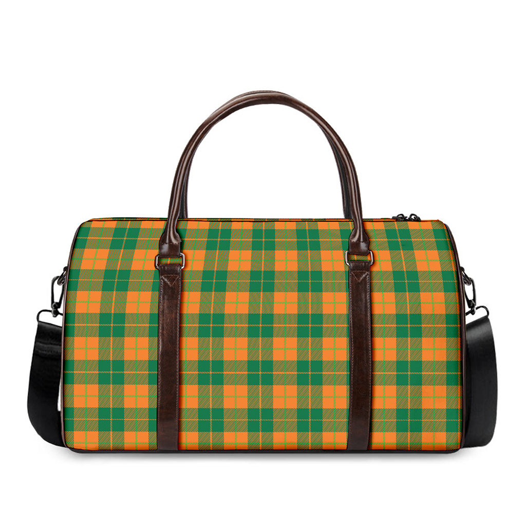 St. Patrick's Day Stewart Plaid Print Duffle Bag