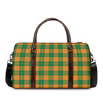 St. Patrick's Day Stewart Plaid Print Duffle Bag