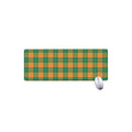 St. Patrick's Day Stewart Plaid Print Extended Mouse Pad