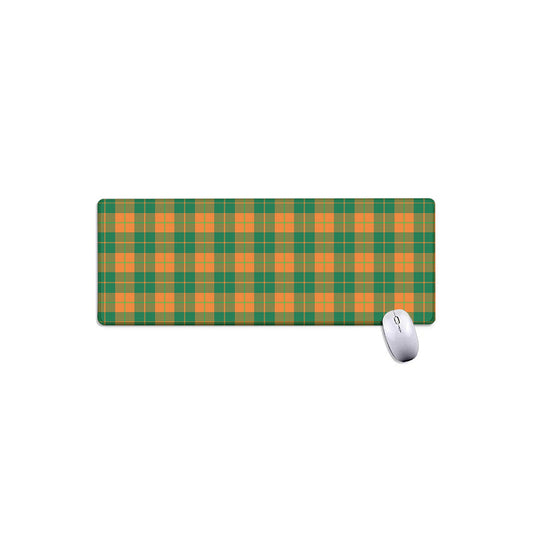 St. Patrick's Day Stewart Plaid Print Extended Mouse Pad