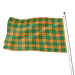 St. Patrick's Day Stewart Plaid Print Flag