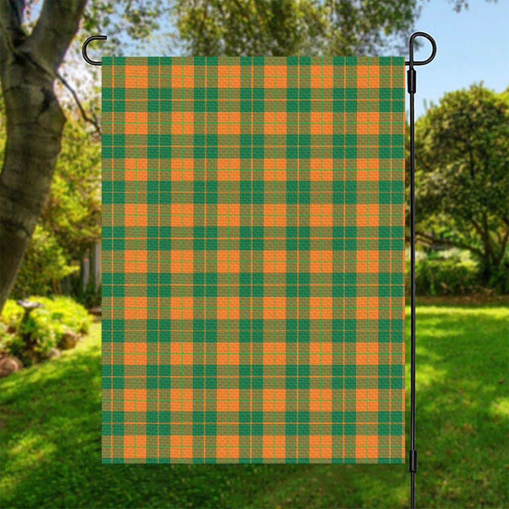 St. Patrick's Day Stewart Plaid Print Garden Flag