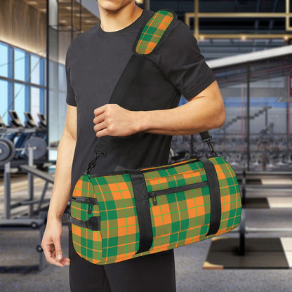 St. Patrick's Day Stewart Plaid Print Gym Bag
