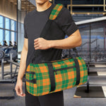 St. Patrick's Day Stewart Plaid Print Gym Bag