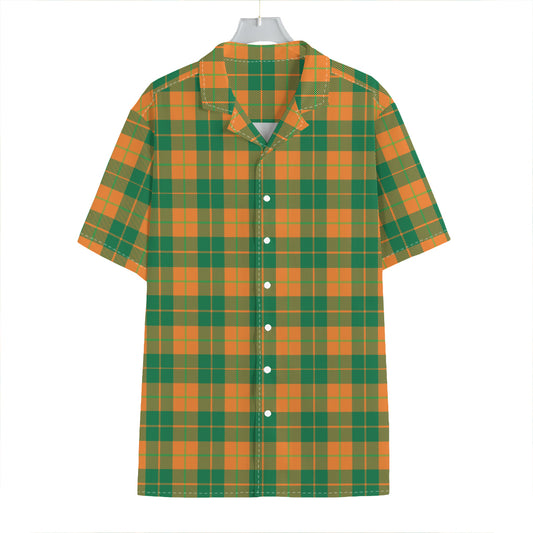 St. Patrick's Day Stewart Plaid Print Hawaiian Shirt