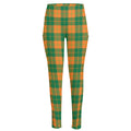 St. Patrick's Day Stewart Plaid Print High-Waisted Pocket Leggings