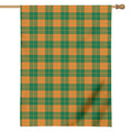 St. Patrick's Day Stewart Plaid Print House Flag