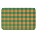 St. Patrick's Day Stewart Plaid Print Indoor Door Mat