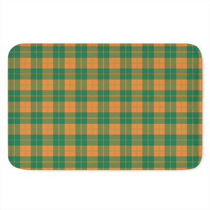 St. Patrick's Day Stewart Plaid Print Indoor Door Mat