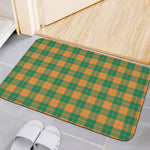 St. Patrick's Day Stewart Plaid Print Indoor Door Mat