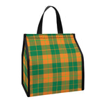 St. Patrick's Day Stewart Plaid Print Insulated Lunch Tote